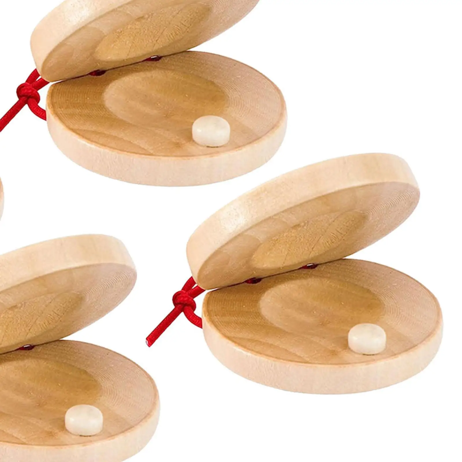 Wooden Castanets Percussion Instrument Toys, Development Toys, Musical Castanets