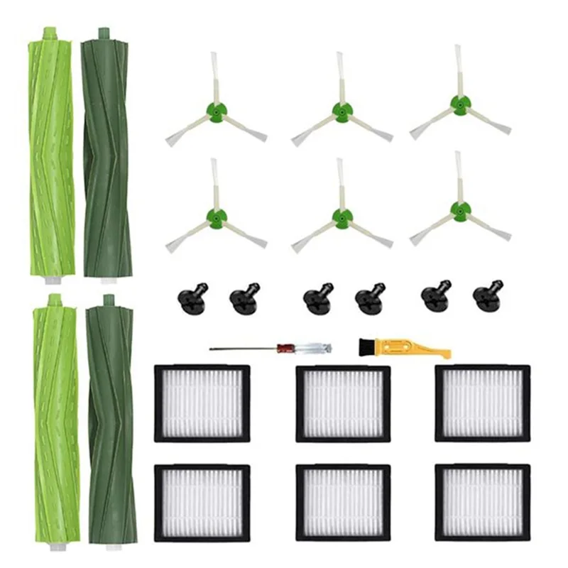 Reputos Para IRobot Roomba I7 E5 E6 I Seri, Piezas De Reputo Para Aspiradora Robot, Filtro Hepa, Cepillo Lateral, Accorios De Rollo - AliExprs 6