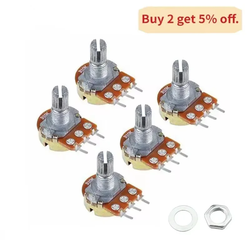 10PCS WH148 Variable Resistor Potentiometer 1K 5K 10K 20K 50K 100K 500K ...