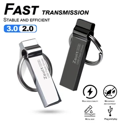 Z-suite 10Pcs USB Flash Drives 128GB Pen Drive Flash Disk 64GB Memory Stick for Computer Metal Mini PenDrive Free Logo U Disk