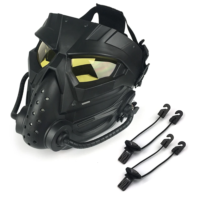 Masque de protection intégrale pour le visage, casque tactique