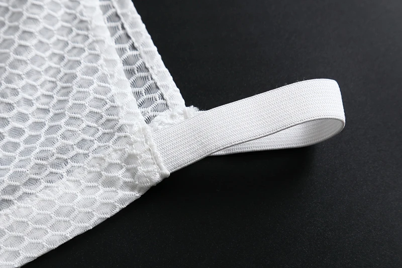 Lässiger, abnehmbarer, ausgehöhlter Fake-Kragen mit Kappe, weiß, schwarz, halbes Hemd, Bluse, Pullover, Dekoration, falscher Kragen, Kleidungszubehör – Detail 8