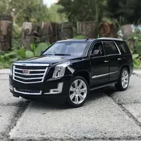 WELLY 1:27 Cadillac Escalade 2017 SUV Alloy Car Diecasts & Toy Vehicles Car Model Miniature Scale Model Car Toy For Children 1