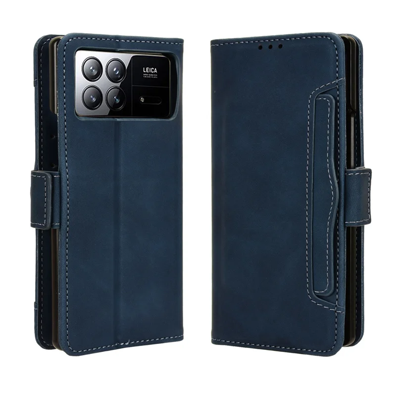 

For Xiaomi Mix Fold 3 Luxury leather wallet case Multi card slot for Xiaomi Mix Fold3 2308CPXD0C Magnetic phone case