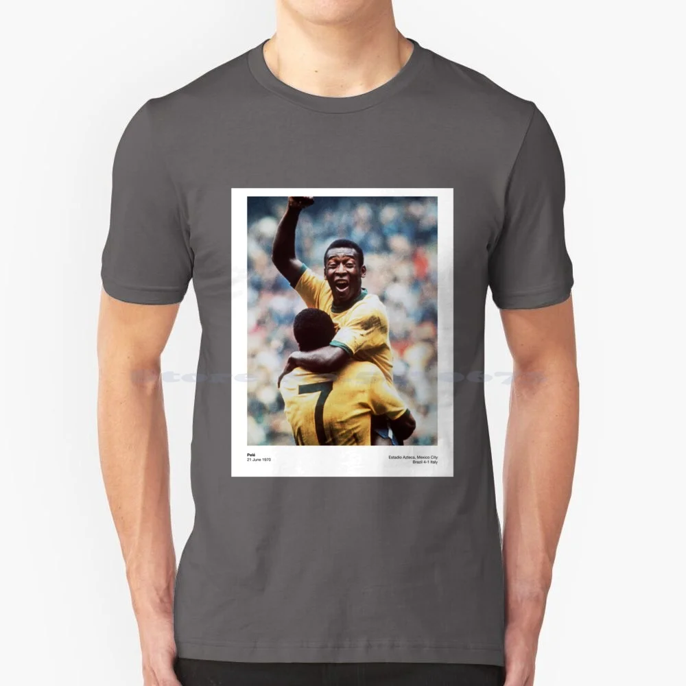 Maglietta 100% Cotone Tee Calcio Calcio Argentina Napoli Ronaldo Legend Vintage Diego Maradona Retro Brasile Italia Italia Baggio