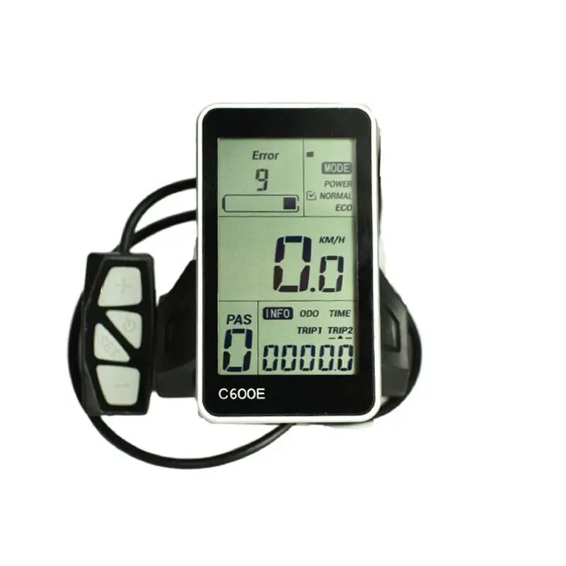 Umrüstsatz für Elektrofahrräder, LCD-Display für E-Bikes, Motorsteuerung, Rollerzubehör, C600E, 48 V