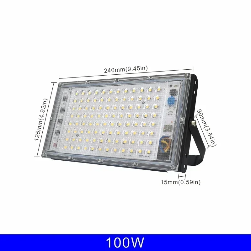 ตัวเลือกสินค้า ไฟ LED กลางแจ้ง ทนทาน IP65 กำลังสูง 50-200W
