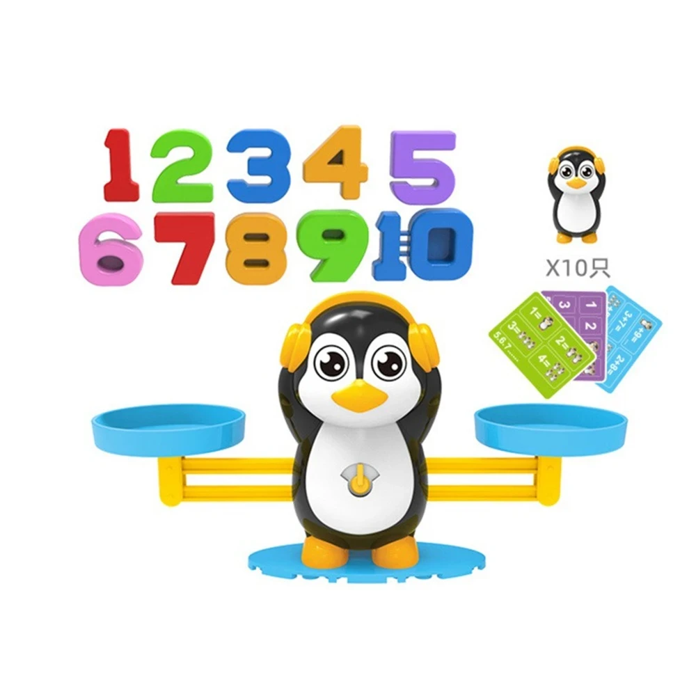 Montessori Toys Monkey Balance Scale Cool Math Game for Kids Children Learning Counting Number Baby Development Educational Toys 5