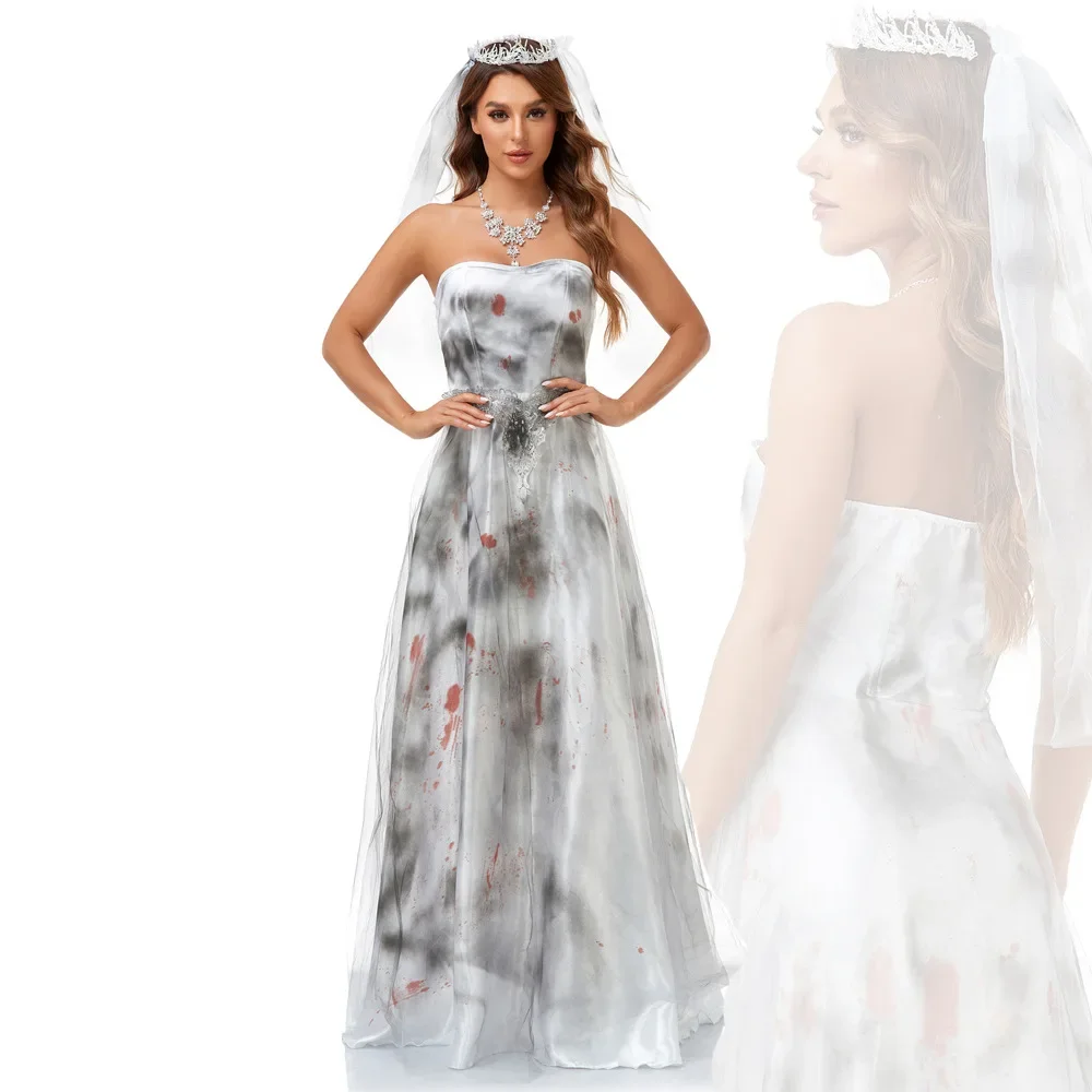 

Halloween Cosplay Ghost Bride Cosplay Fancy Masquerade Costume