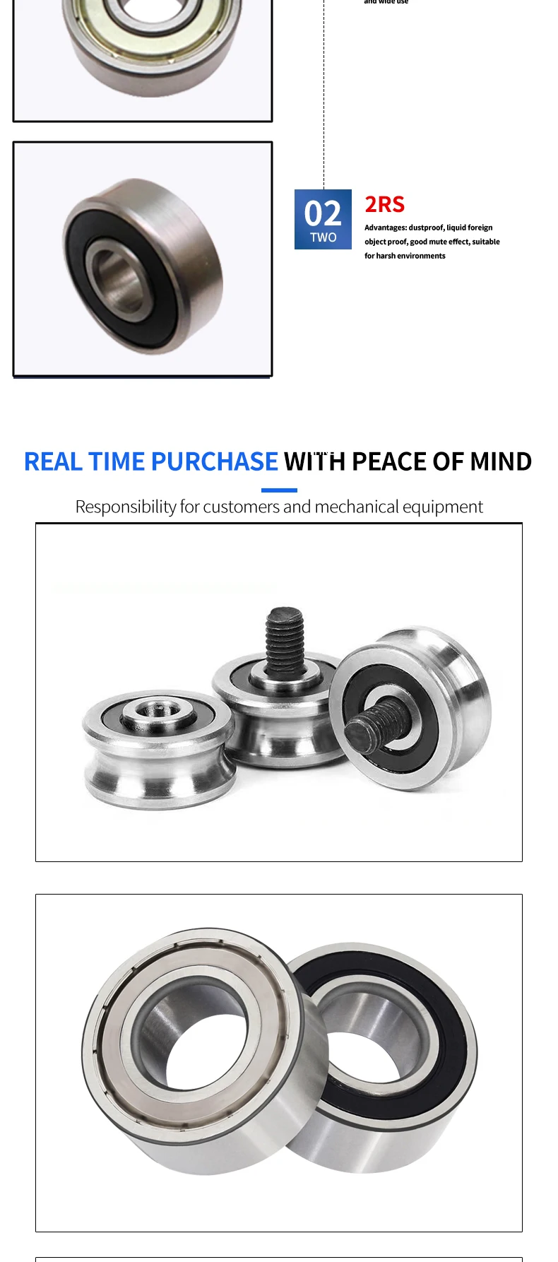 Description Picture 4 of itemDeep groove ball bearing 6300ZZ(10X35X11) 6300-2RS(10X35X11) S6300ZZ(10X35X11) S6300-2RS(10X35X11)