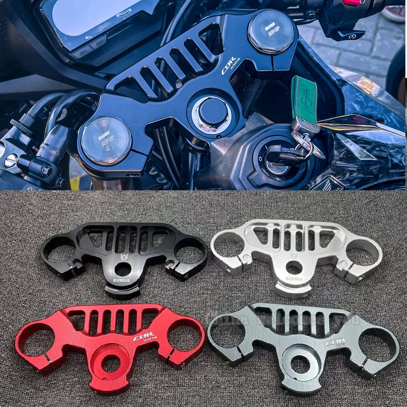 

CBR650R 2022 мотоциклетные высококачественные ЧПУ передние вилки верхние тройные хомуты защитные аксессуары для HONDA CBR650R CBR 650R 2021-