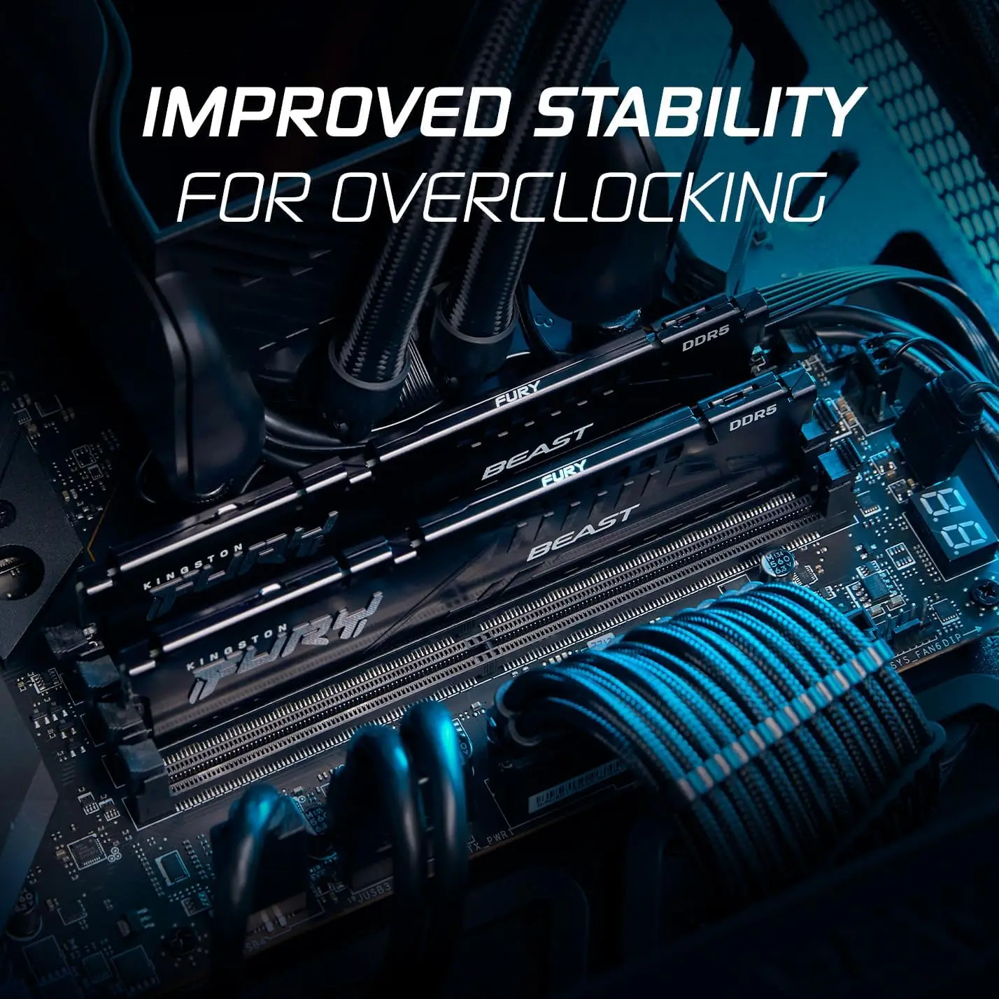 Kingston Fury Beast 32GB 16GB 6000MT/s DDR5 CL30 Desktop Memory