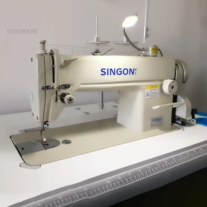 Automatic Industrial Flat-Bed Sewing Machine Upholstery Sewing Machine High Speed Table Stand Commercial Sewing Machines 2