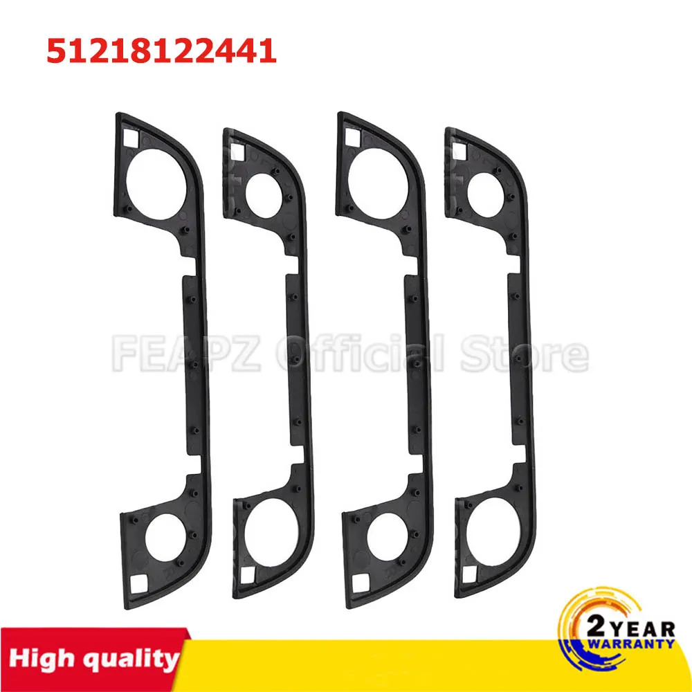 BMW E36 E34 E32 3 5 7 시리즈용 고무 도장 개스킷, x4 문짝 핸들, 51218122441 외부 세트