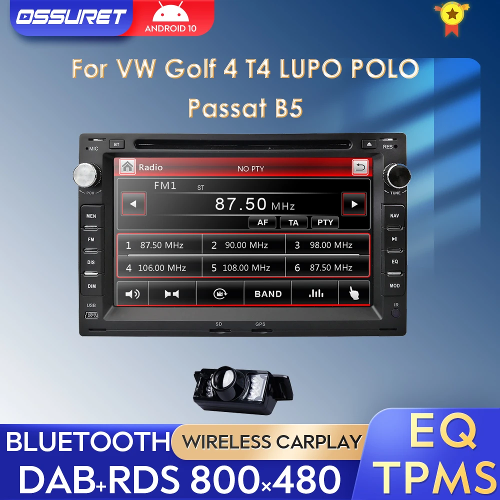 assistent Wreed Alfabetische volgorde 7" Car Audio Autoradio Radio For Vw Golf 4 T4 Lupo Polo Passat B5 Sharan  With Rds Bt Gps Bluetooth Car Dvd Multimedia Player - Car Multimedia Player  - AliExpress