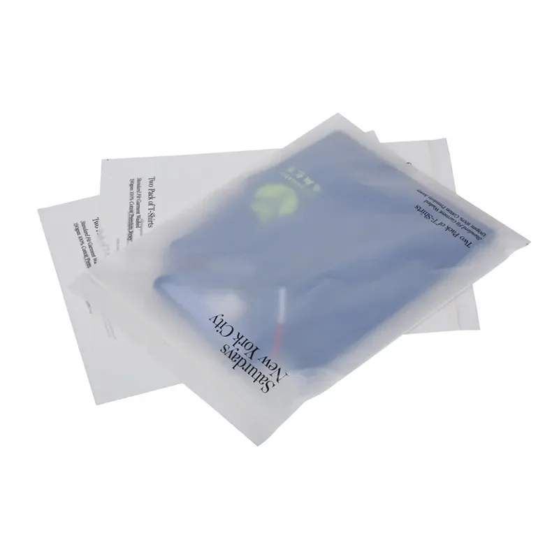 

Customized product、Custom Logo Print Resealable Waterproof Clothing Package Zipper Closure CPE Frosted Ziplock Plastic Bags