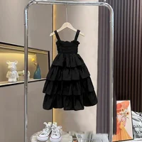 Robe longue d'été à bretelles pour filles, style superposé, mode enfant, pour fête d'anniversaire, nouvelle collection, vêtements décontractés pour adolescentes 6