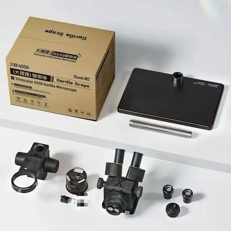 Qianli YCS 6558 6.5X-58X Gorilla Trinocular Microscope for Mobile