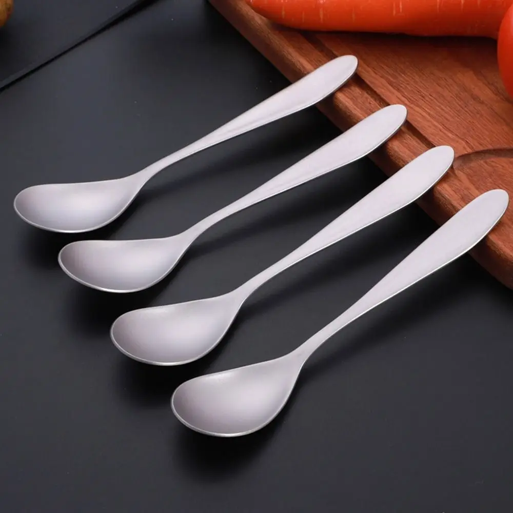 Portable Titanium Spoon Long Handle Environmental Light Titanium Cookware Cutlery Fork Chopsticks Outdoor Tool camping cutlery portable tableware camping cookware titanium tableware