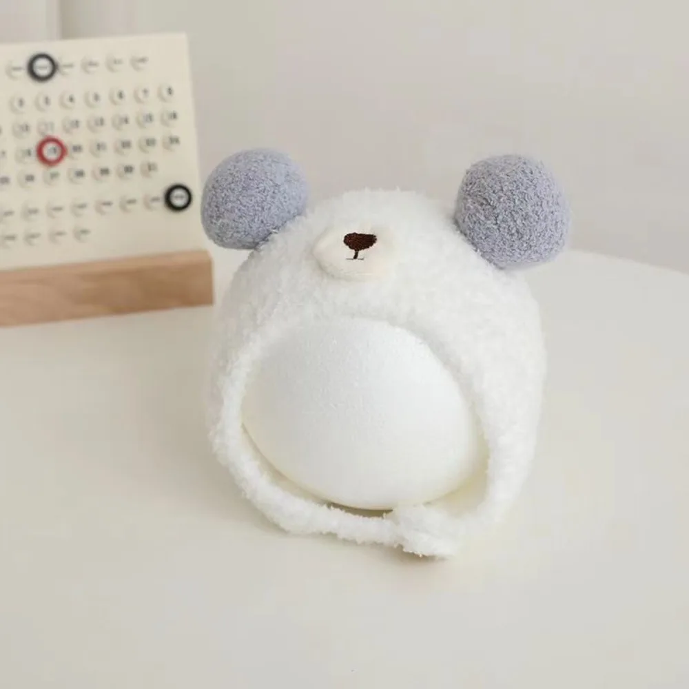 Polyester Winter Warm Knitted Newborn Beanie Hat