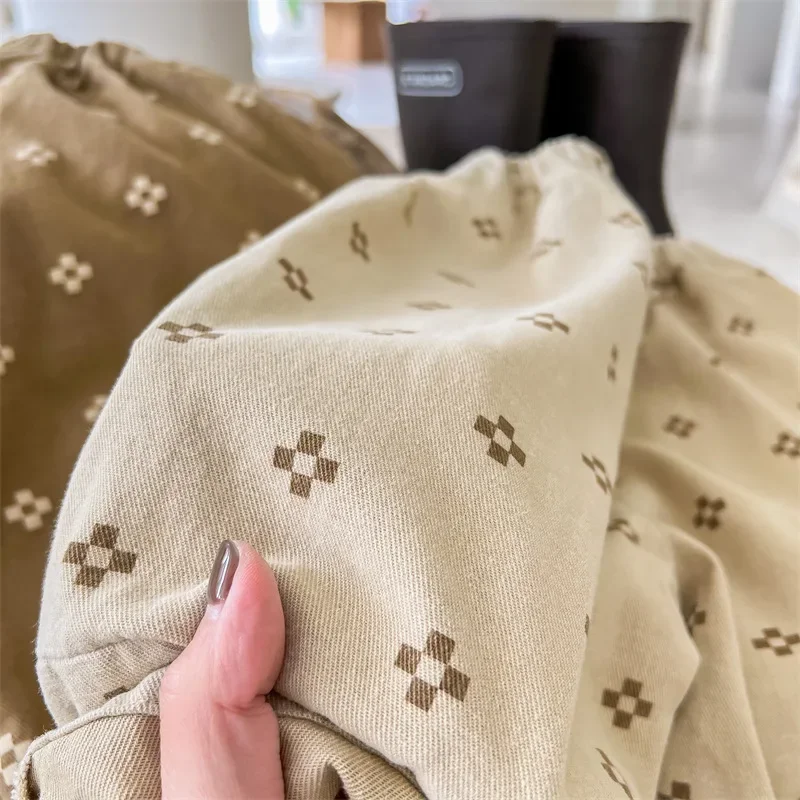 Cotton Casual Pants for Kids Boys Girls