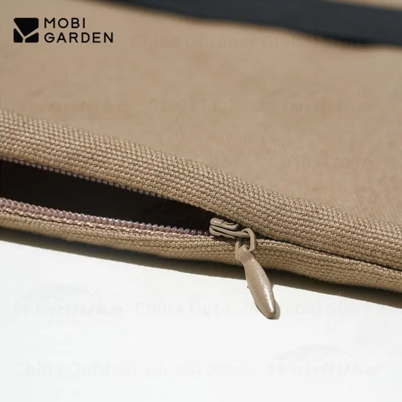MOBI GARDEN Cotton Canvas Pillowcase Storage Bag 1 Person Portable Comfort Pillow Cover Case 45x28cm Bed Camping Accessories