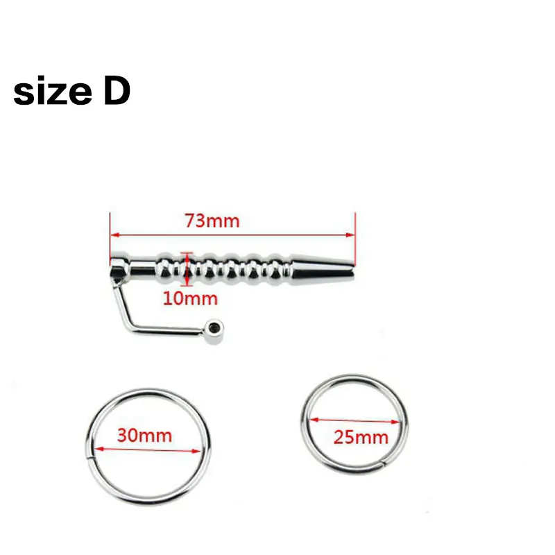Urethral dilator WAKEWAY stainless steel congestion stimulation penis ring masturbation couple