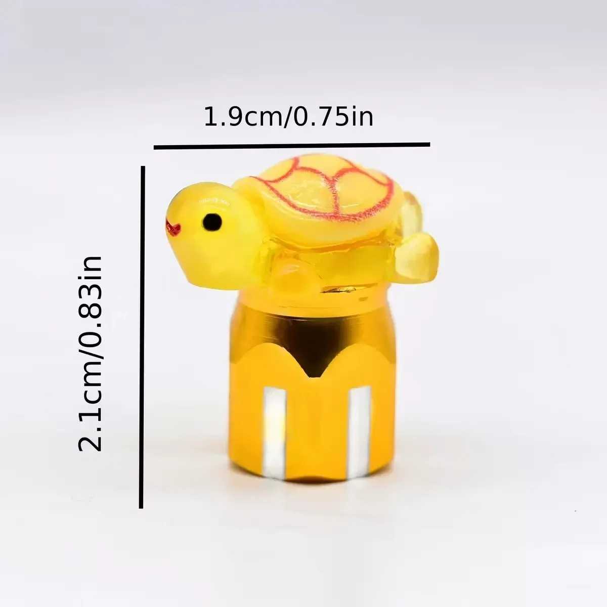 4PCS Adorable Turtle Valve Caps - Universal Decorative Covers