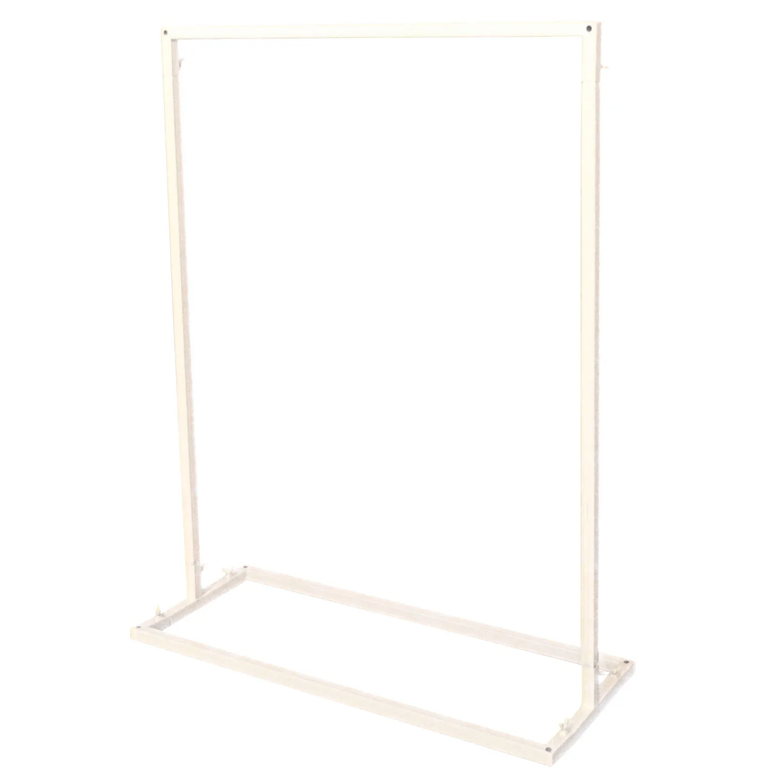 1m*0.75m Metal Wedding Sign Arch Stand Billboard White Advertising Rack