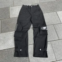 Jean à jambes larges pour hommes, Streetwear, Baggy, mode coréenne, drapé, droit, décontracté, ample, pantalon Cargo, nouvelle collection 2025 6