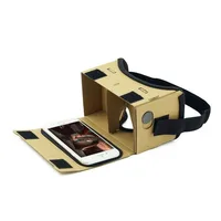 DIY Portable Virtual Reality Glasses for Google Cardboard 3D Glasses 25mm lens VR glasses For SmartPhones For Iphone X 7 8 VR - Image 3