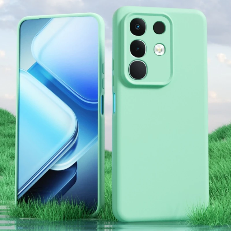 Candy Color Matte Shockproof Liquid Silicone Case