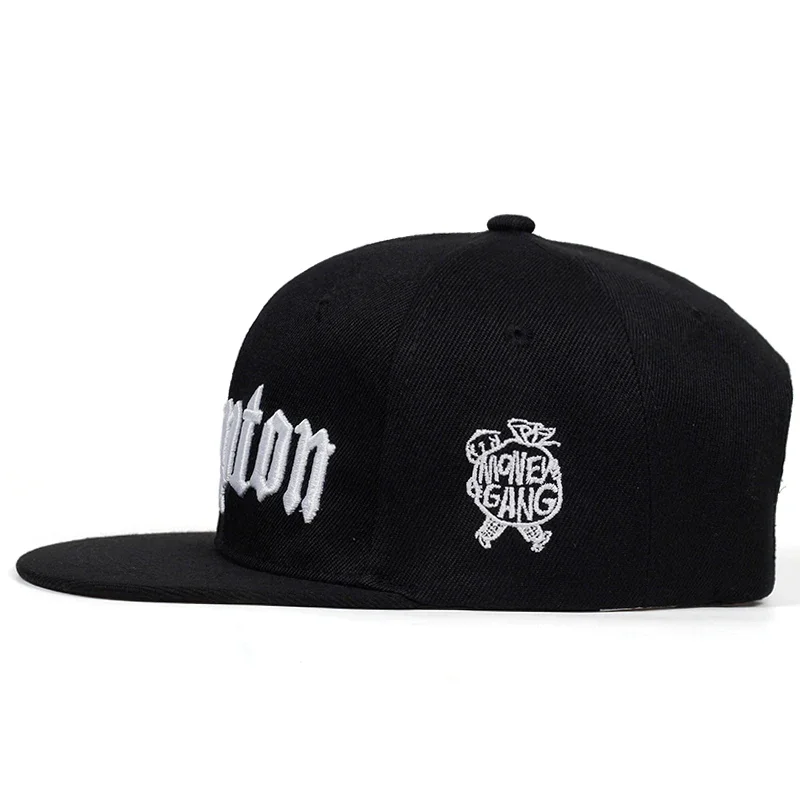 2023 New COMPTON Embroidery Baseball Cap Hip Hop Snapback Caps Flat Fashion Sport Hat for Unisex Adjustable Sunscreen Dad Hats