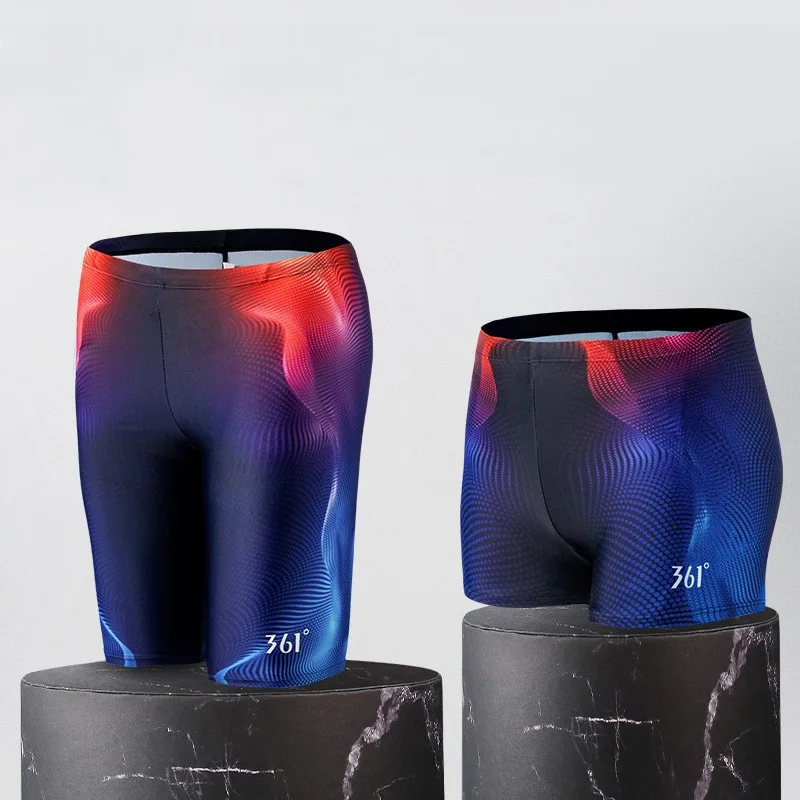 361°Men Professional Water Sport Surfing Swim Trunks UPF50+Sun Protection Quick-Drying Competitive Beach Briefs Bathing Shorts
