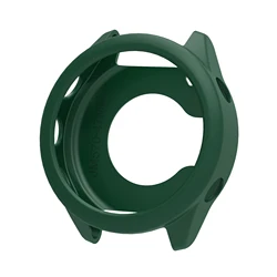 Premium Soft TPU Protective Smart Watch Case Cover - Shell Protector Frame Accessory - Forerunner570 47MM (Army green)