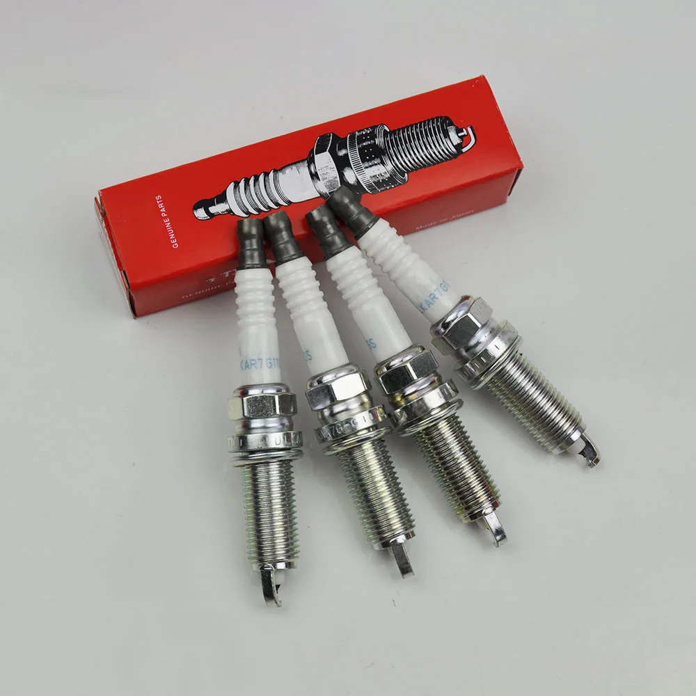 4Pcs 12290 5A2 A01 Iridium Spark Plug สำหรับ Honda Civic Accord CR V 2.4L Acura ILX TLX 12290