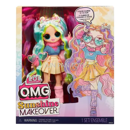 Original LOL Surprise OMG Sunshine Makeover Fashion Doll with Color-Changing Hair by Sun - Kids Gift Teen Fashion Toy Collection - Image 17