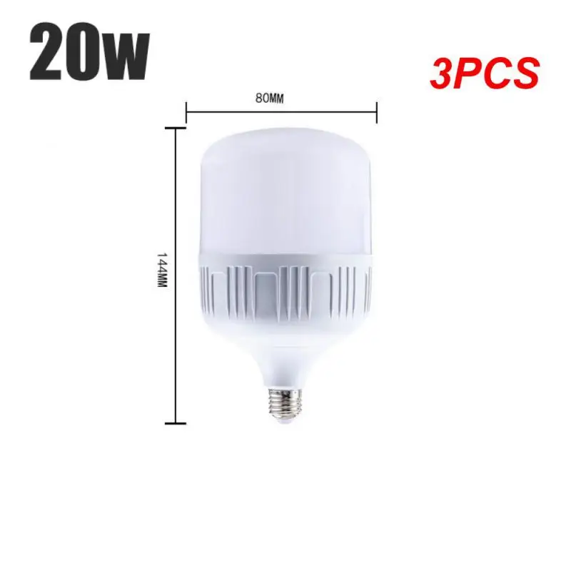 3PCS High power LED lamp E27 B22 LED bulb AC220V 230V 240V 60W 15W 20W 30W 40W 50W Smart IC Lampada LED Spotlight Table Lamps