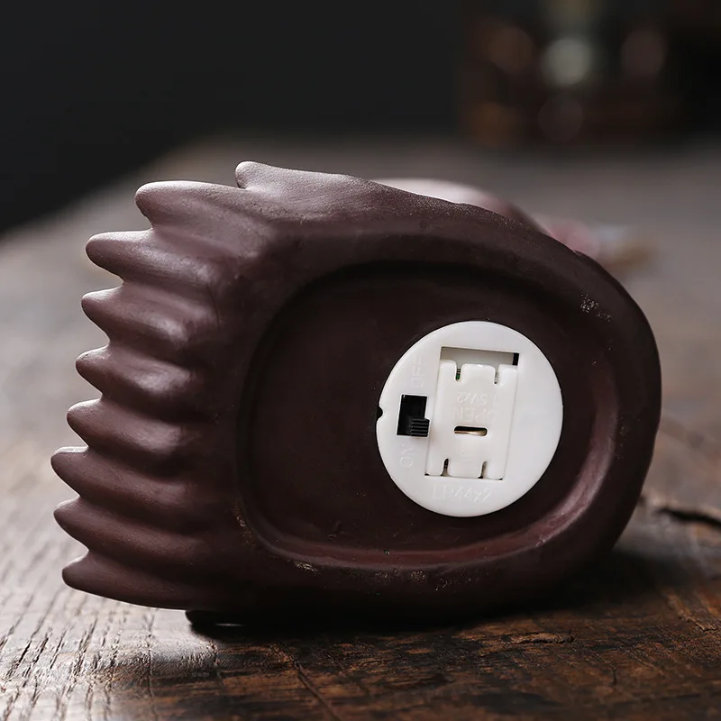 1pc LED Waterfall Skull Incense Burner Skull Backflow Incense Burner Halloween Home Decor Home Aromatherapy (without Incense)