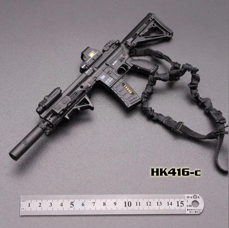 Mini Times 1/6 HK416 M4 Rifle Gun Model for 12'' Action Figure Soldier Toy - Picture 13 of 18