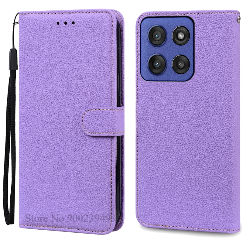 Motorola 5G Leather Wallet Flip Case - Premium Protective Cover