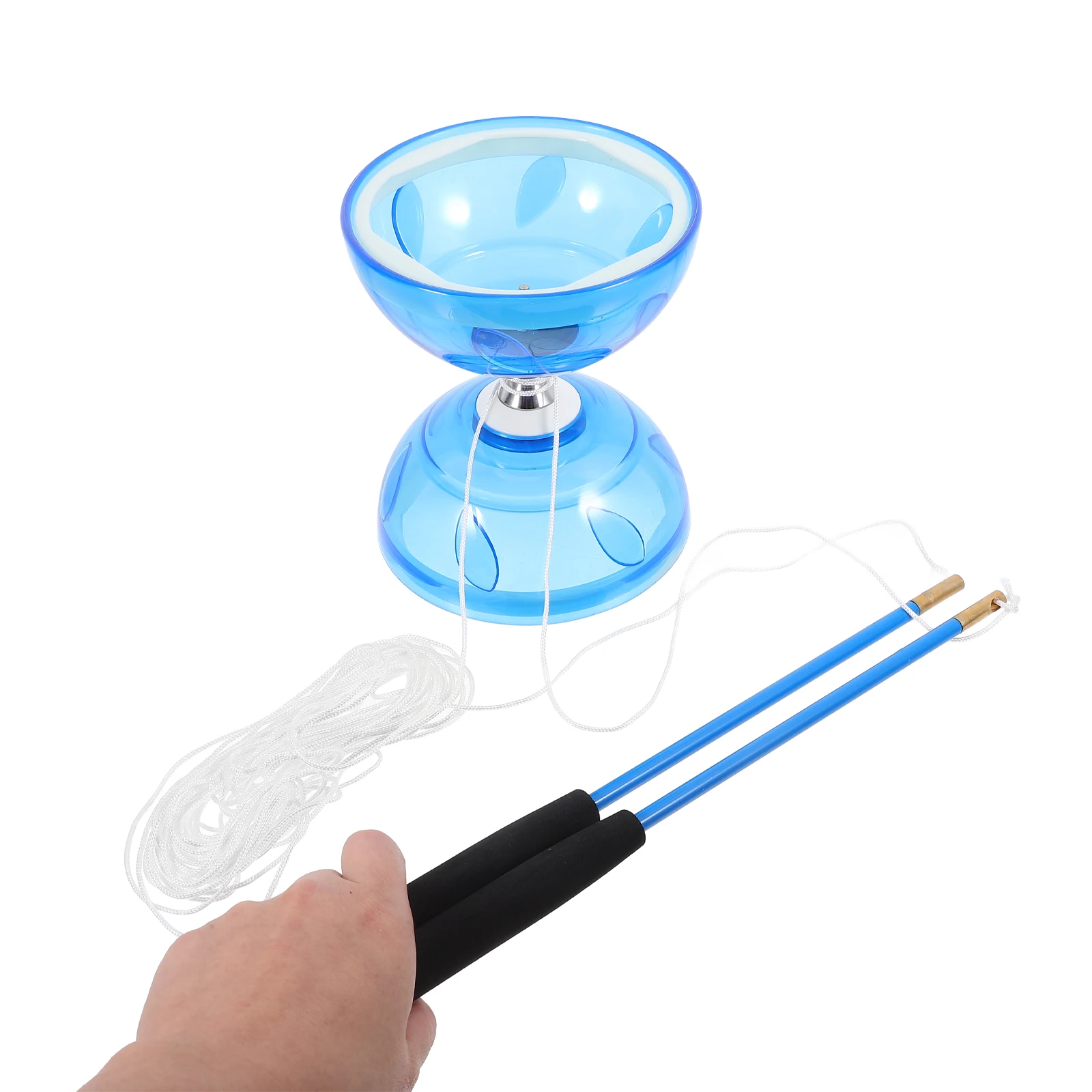 Bonattop Toy Diabolo 1 Set For Beginners Chinese Shine Rubber Professional Bearing With High-Grade Rubber Amazing Stunts