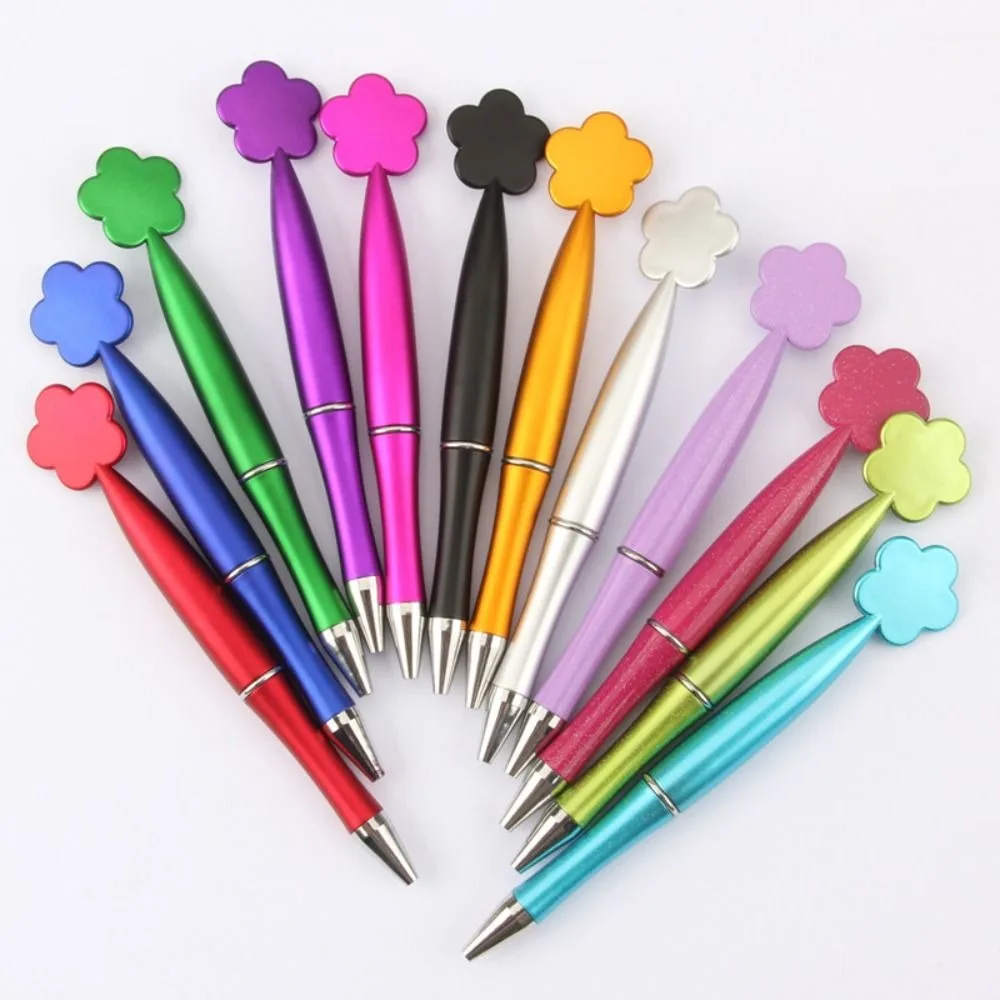 

Creative Ballpoint Pen Kawaii Smooth Cute Flower Shaped Pen Office Stationery Supplies Gel Ink Rollerball Pens Christmas Gift