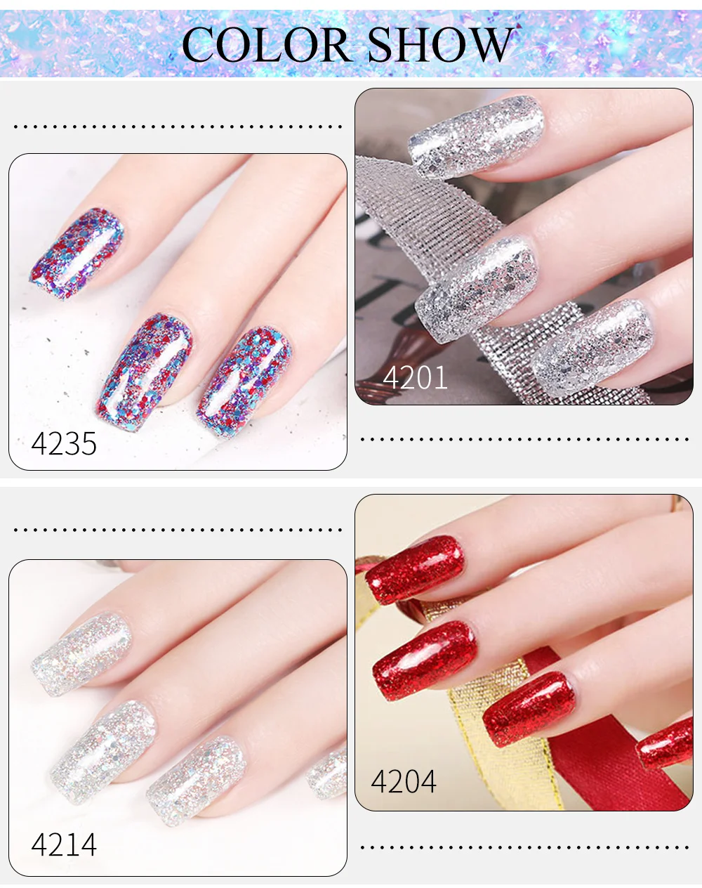Professionele diamant gel nagellak 15ml soak off voor uv led nagels_voghion.com