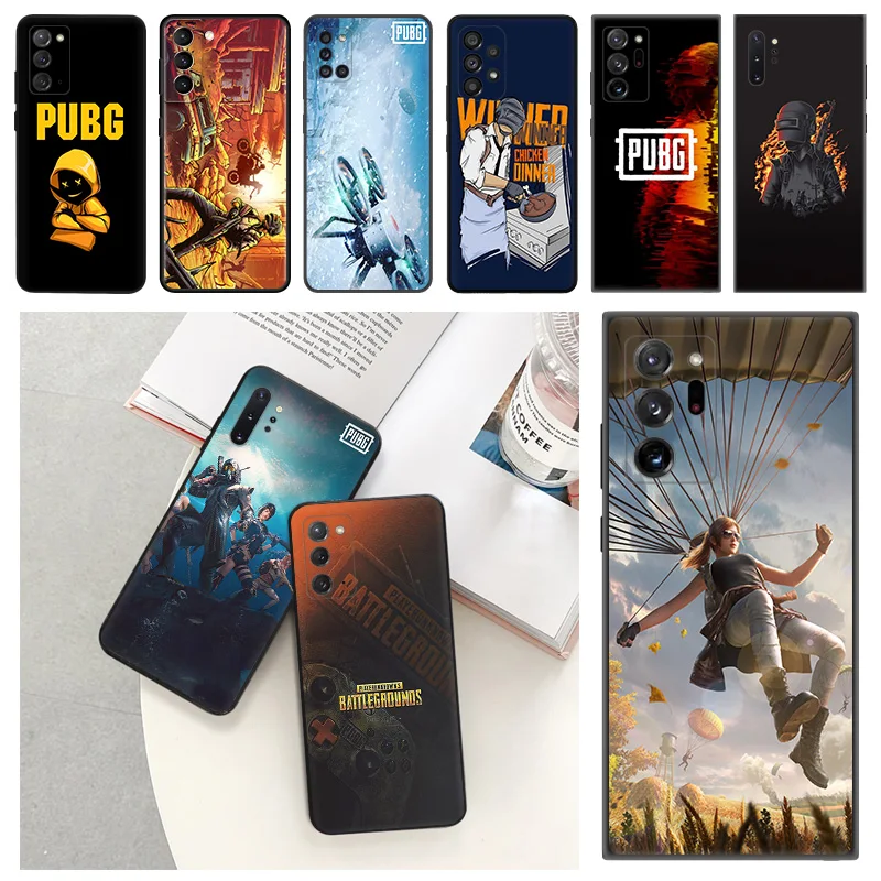 

Silicone Phone Case for Samsung M54 A24 S8 M30S M11 M21 M31 M01 M51 M32 M12 M04 M62 M22 M52 M23 M33 M53 M13 PUBG Game Cover