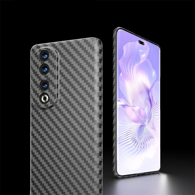 Carbon Fiber Texture Slim Hard Cover Phone Case - Protective Bumper with Ultra-Thin Design