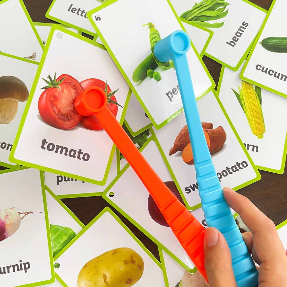 Sucker Hammer Kids Toy Quickly Match The Picture Cards Board Game Knock Suction Table Party Game for 2-4 Player Stress Toys 5