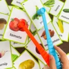 Sucker Hammer Kids Toy Quickly Match The Picture Cards Board Game Knock Suction Table Party Game for 2-4 Player Stress Toys 5