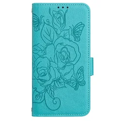 Custodia per telefono con flip e schermatura RFID Rose