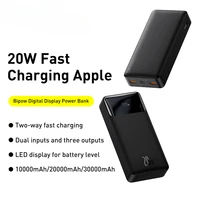 For iPhone Xiaomi PoverBank Power Bank PD 20W Portable Charging External Battery Charger Pack 20000mAh Powerbank 2
